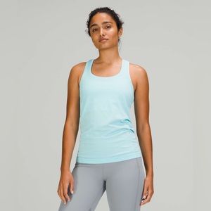 Lululemon Swiftly Tech Racerback Tank Top 2.0 *Race Length, Size 0, Icing Blue